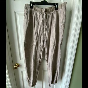 Tommy Bahama Med men’s 100% linen pants Lt Brown